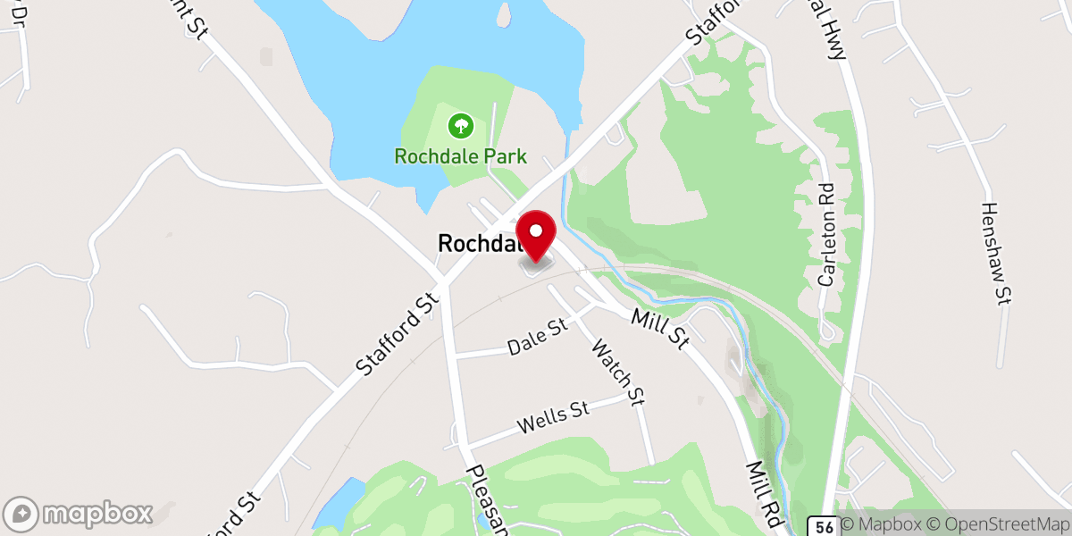 Map showing location of Leicester Church of Christ