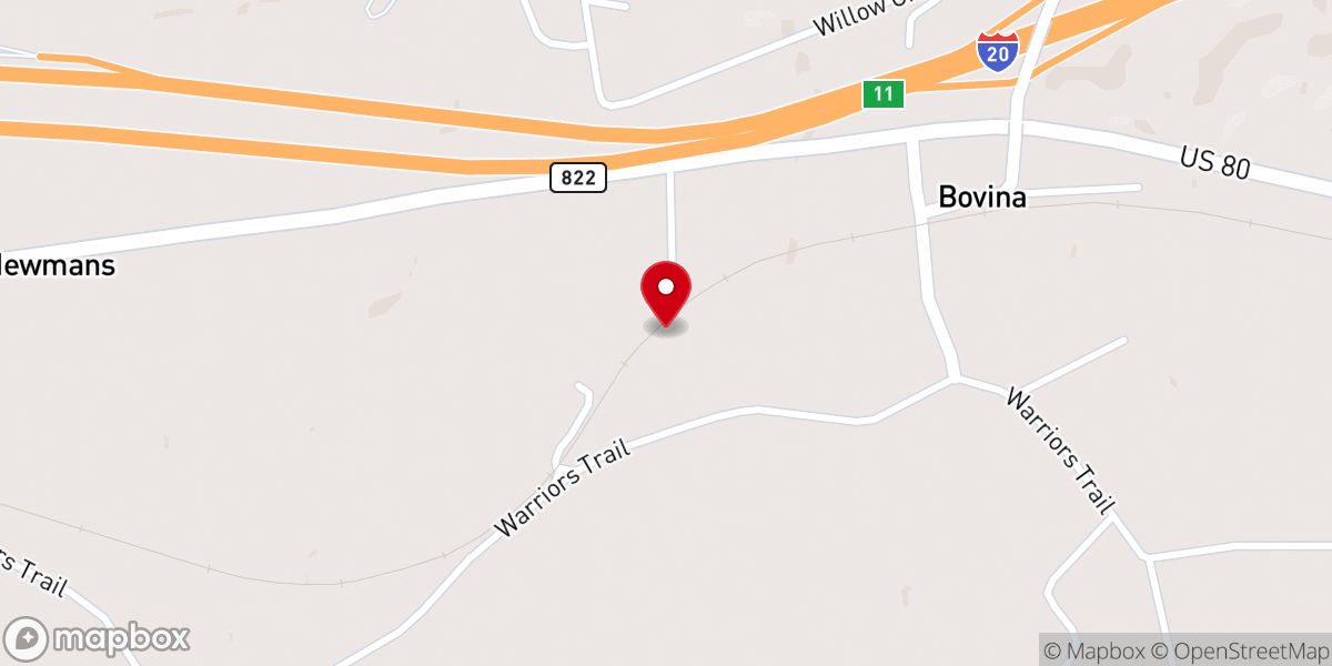 Map showing location of Saint Albans Church