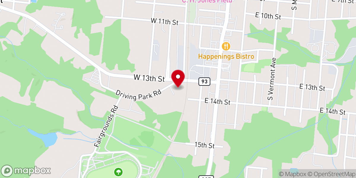 Map showing location of LifeSource Apostolic Church