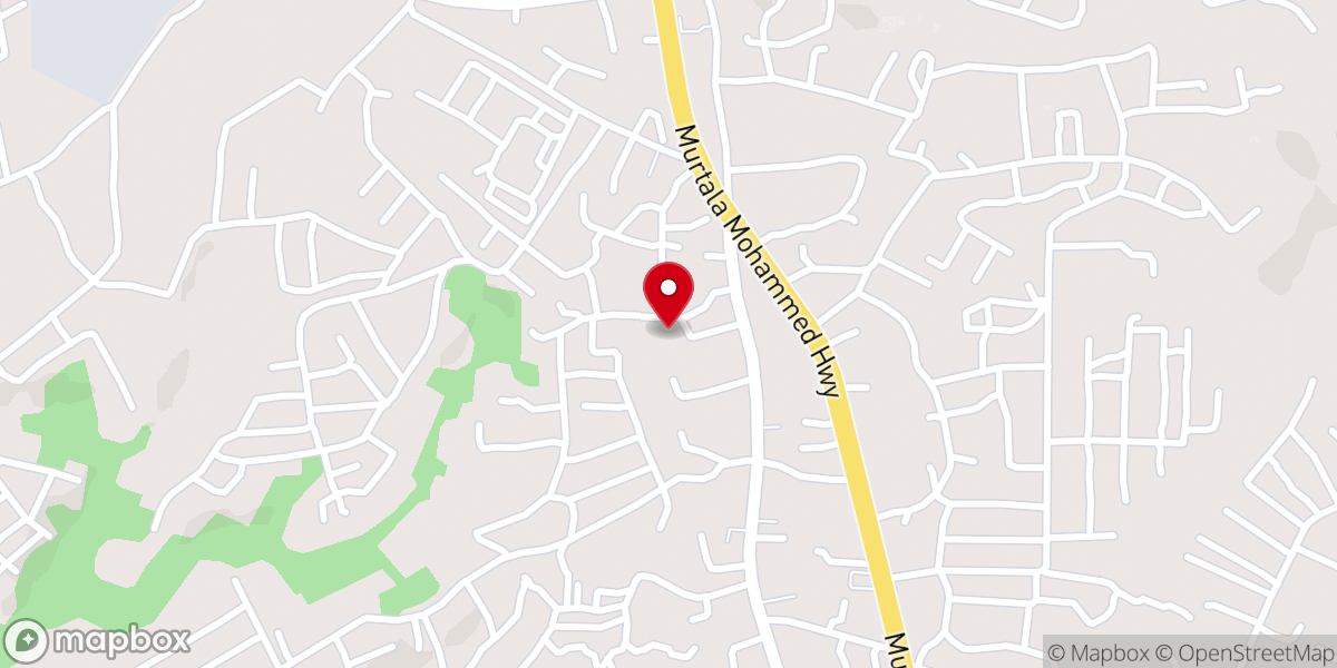 Map showing location of St Augustine's Catholic Parish, Ikot Omin