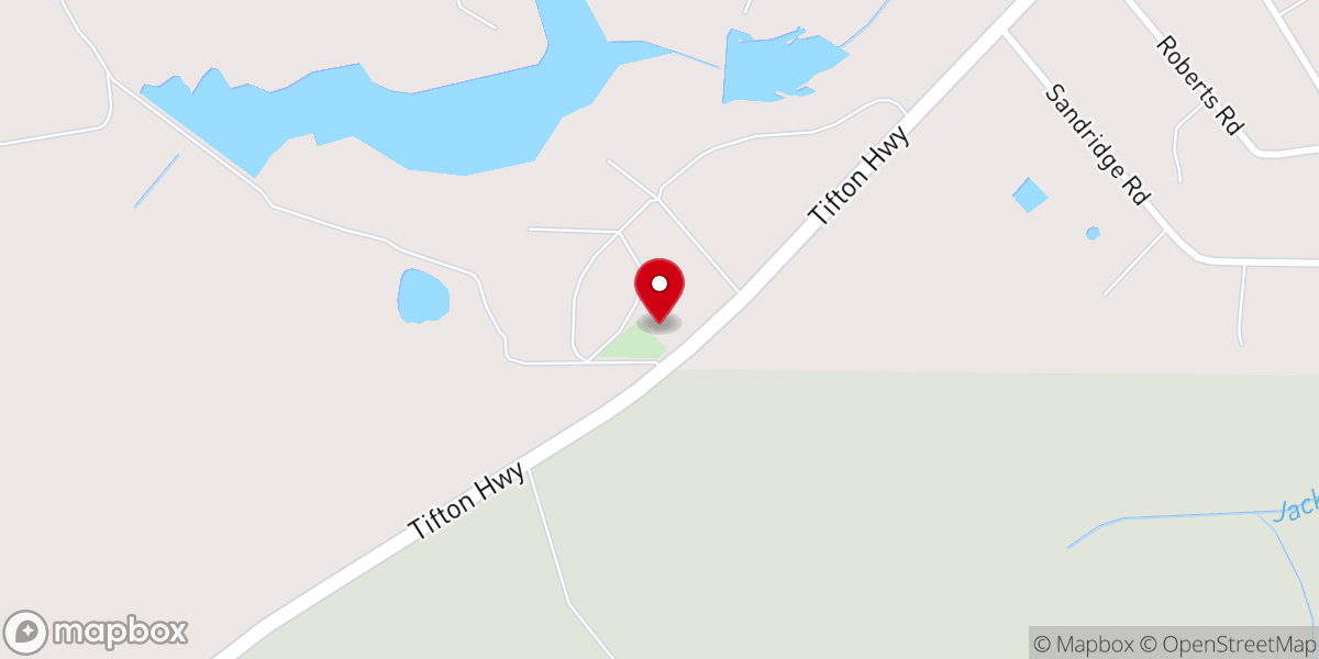 Map showing location of Bethany Church