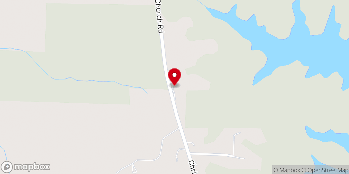Map showing location of Prince Chapel
