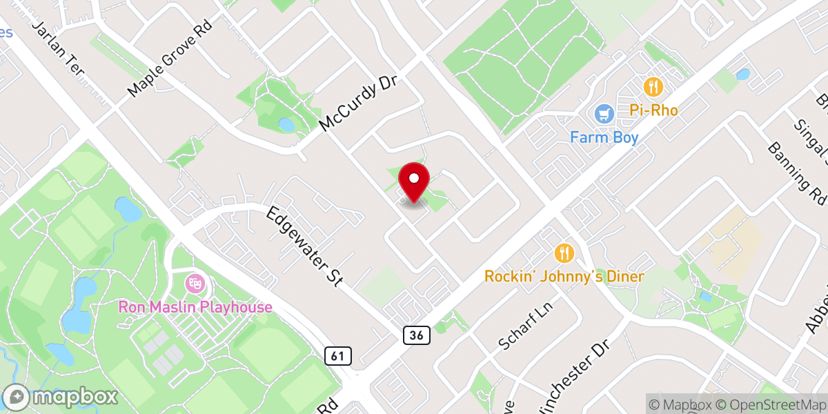 Map showing location of Catch The Fire Ottawa