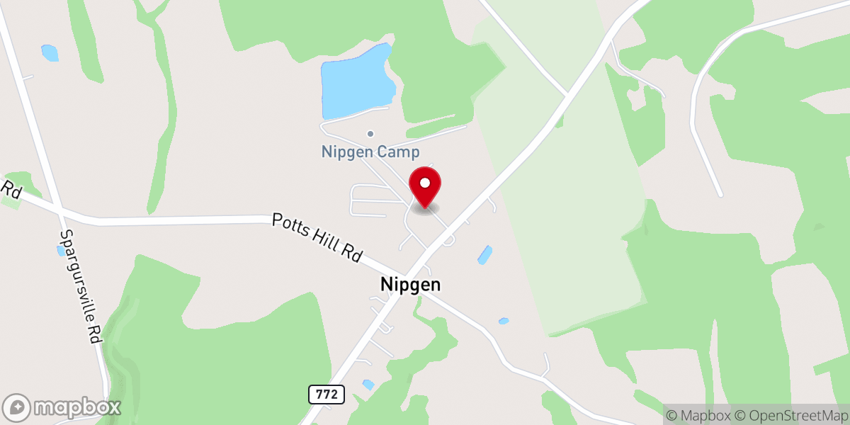 Map showing location of Storms Chapel Christian Union