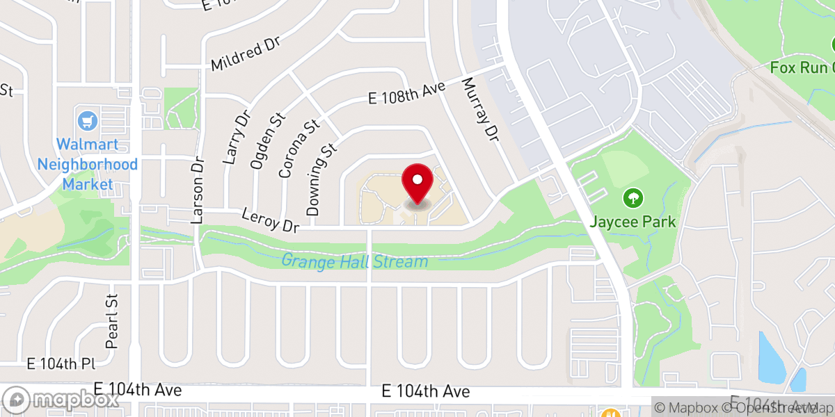 Map showing location of Breakthrough Church