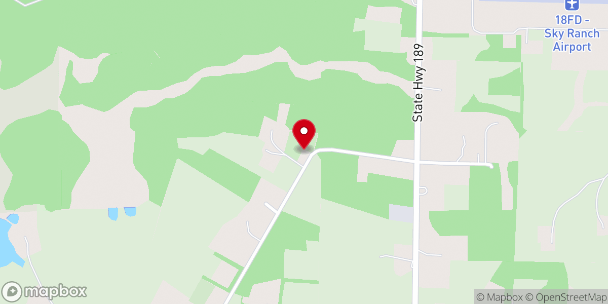 Map showing location of Pyron Chapel Baptist Church
