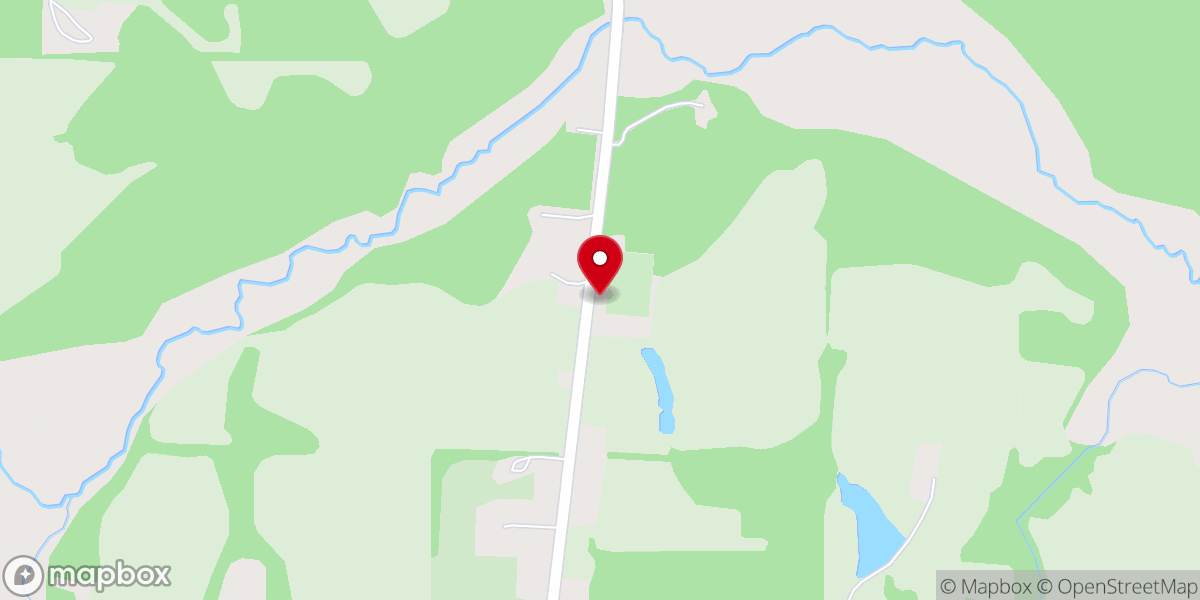Map showing location of Big Creek United Methodist Church