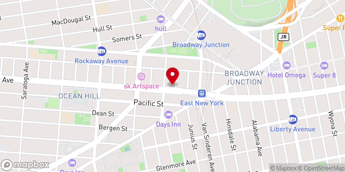 Map showing location of United Christian Assembly Church