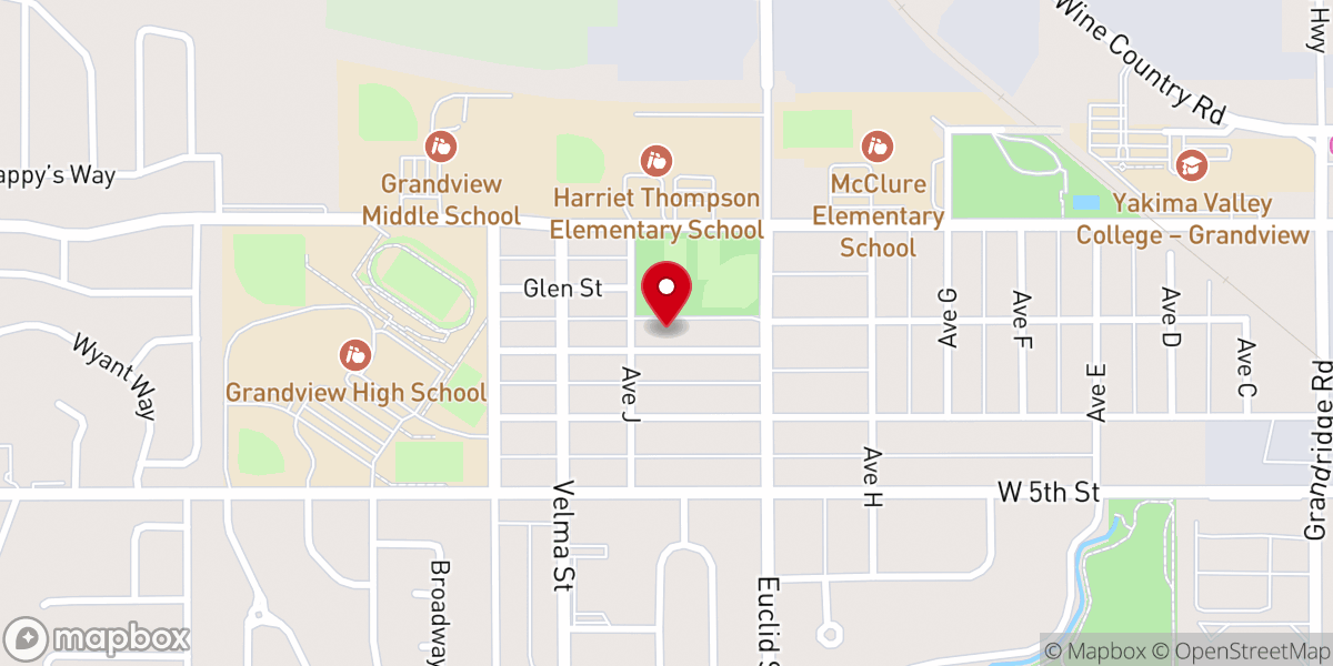 Map showing location of Household of Faith