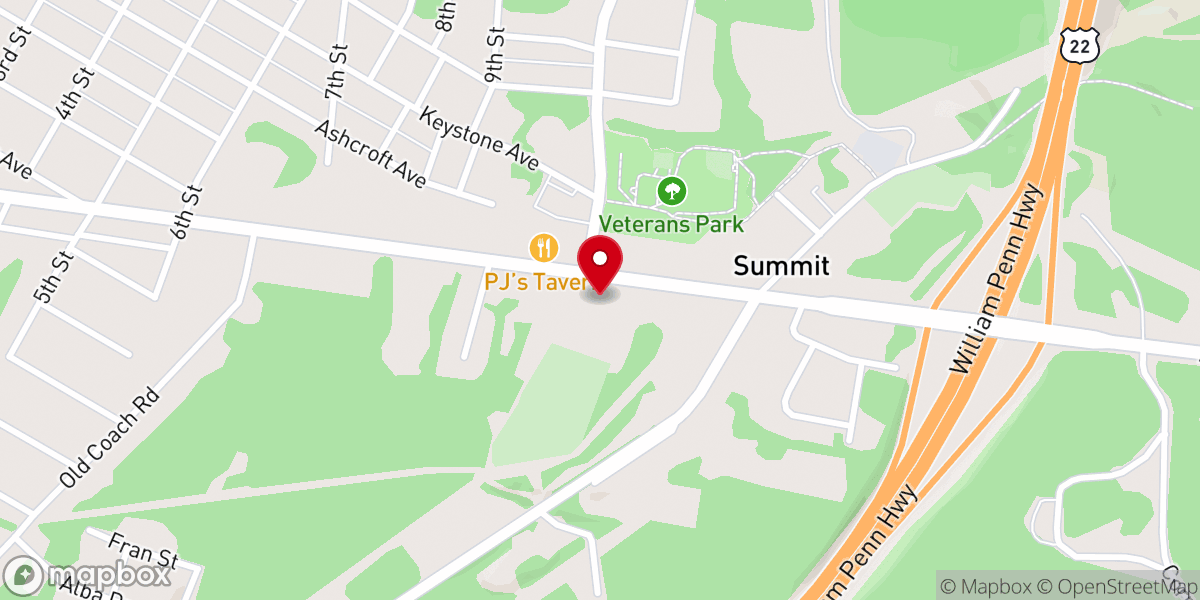 Map showing location of Saint Aloysius Catholic Church