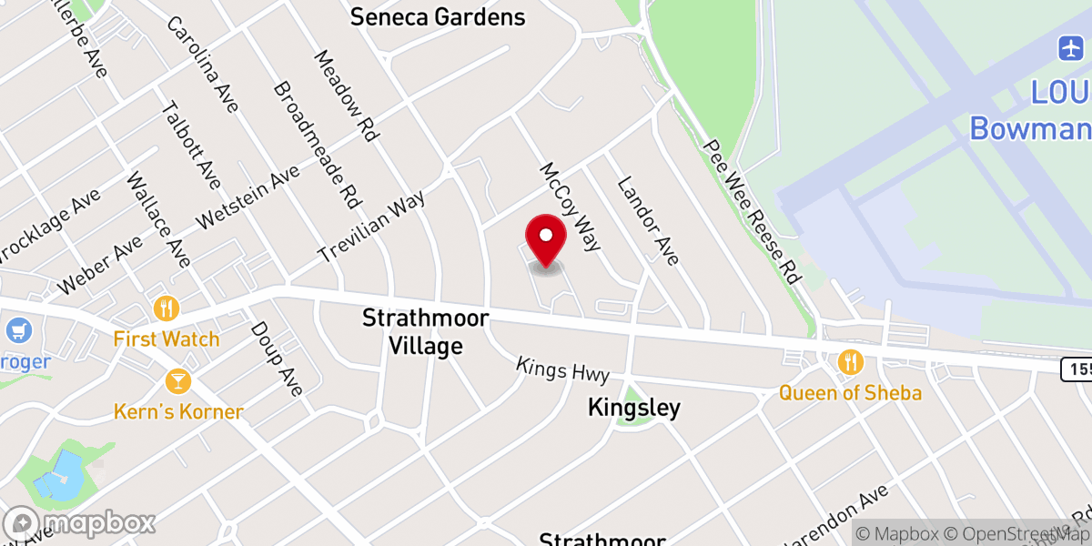 Map showing location of Compass Christian Church - Louisville