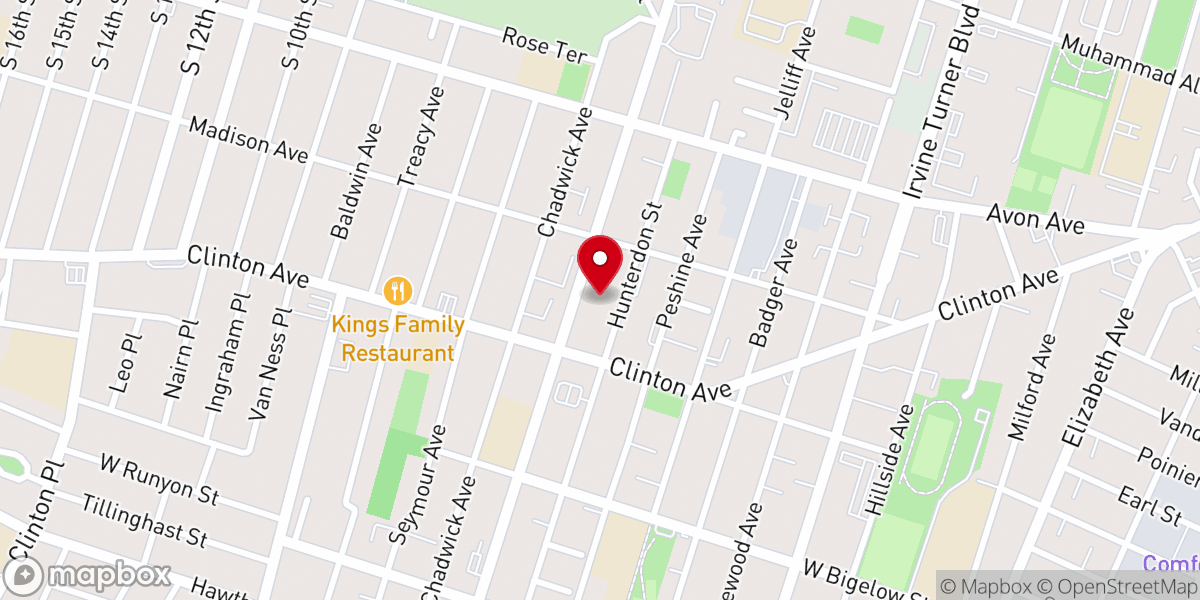 Map showing location of Touch of God International Ministries Inc