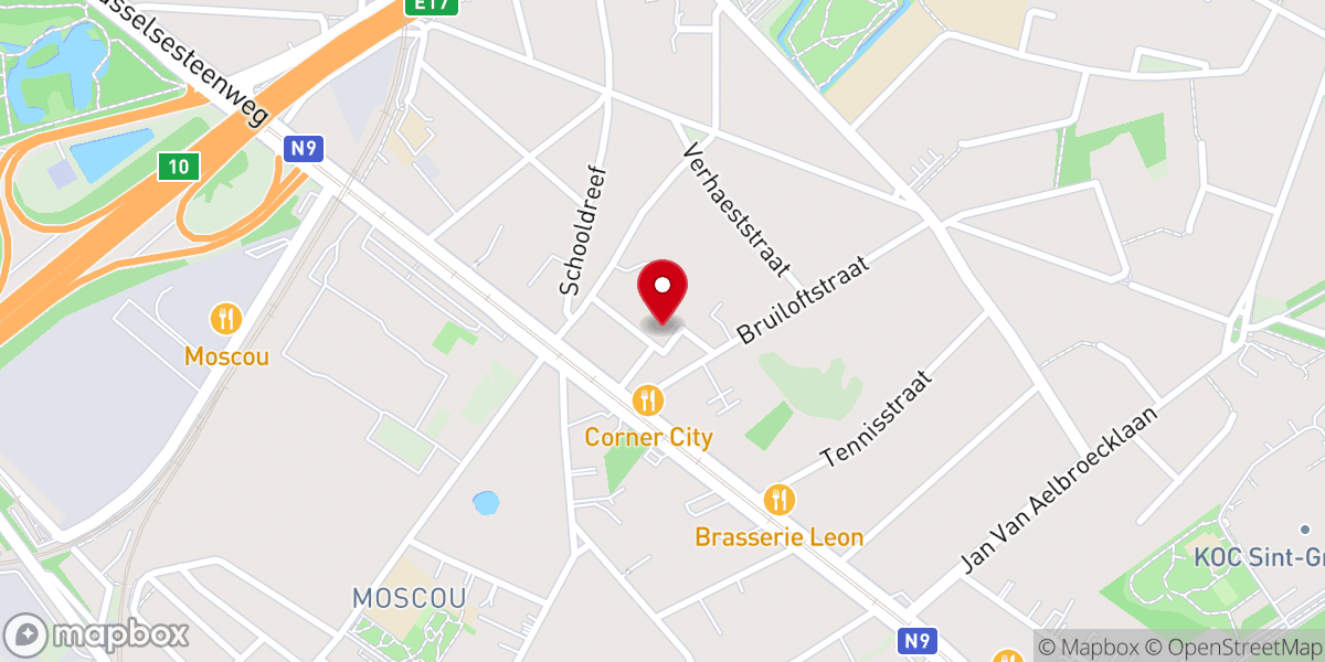 Map showing location of Sint-Eligiuskerk