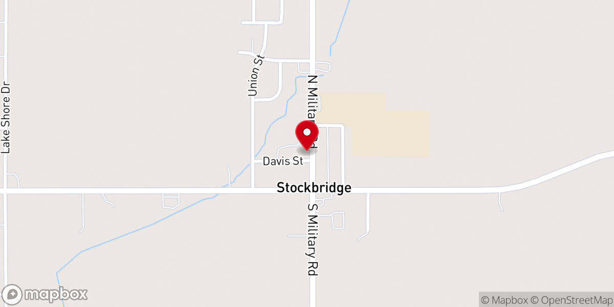Map showing location of St Mary's of the Seven Dolors
