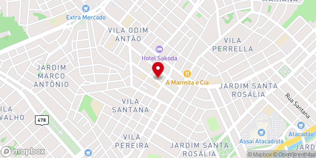 Map showing location of Igreja Catedral Evangélica | CES Sede