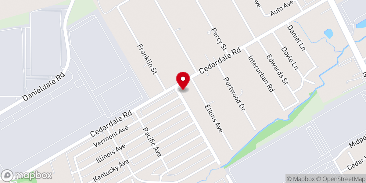 Map showing location of The Berea Church, Inc.