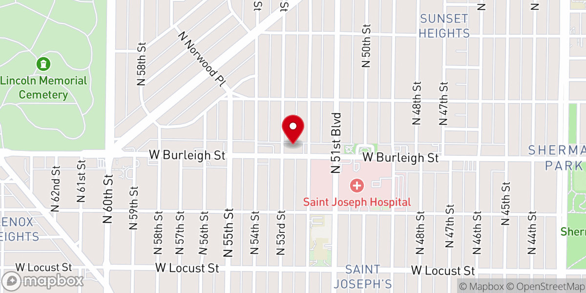 Map showing location of Good Samaritan Westside Community Church