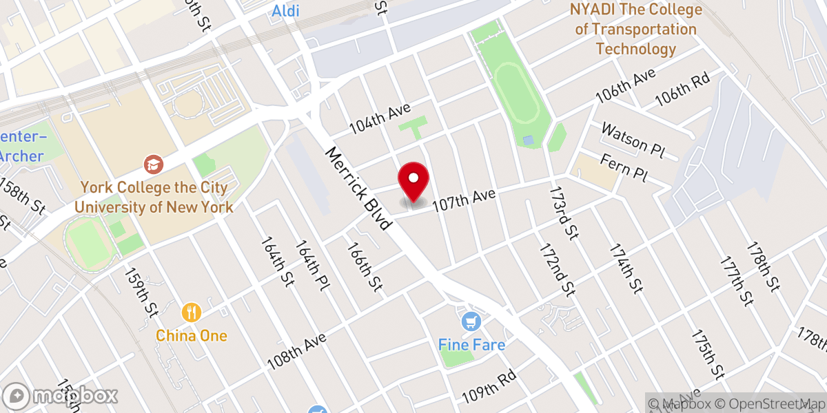 Map showing location of Abraham Thompson Memorial