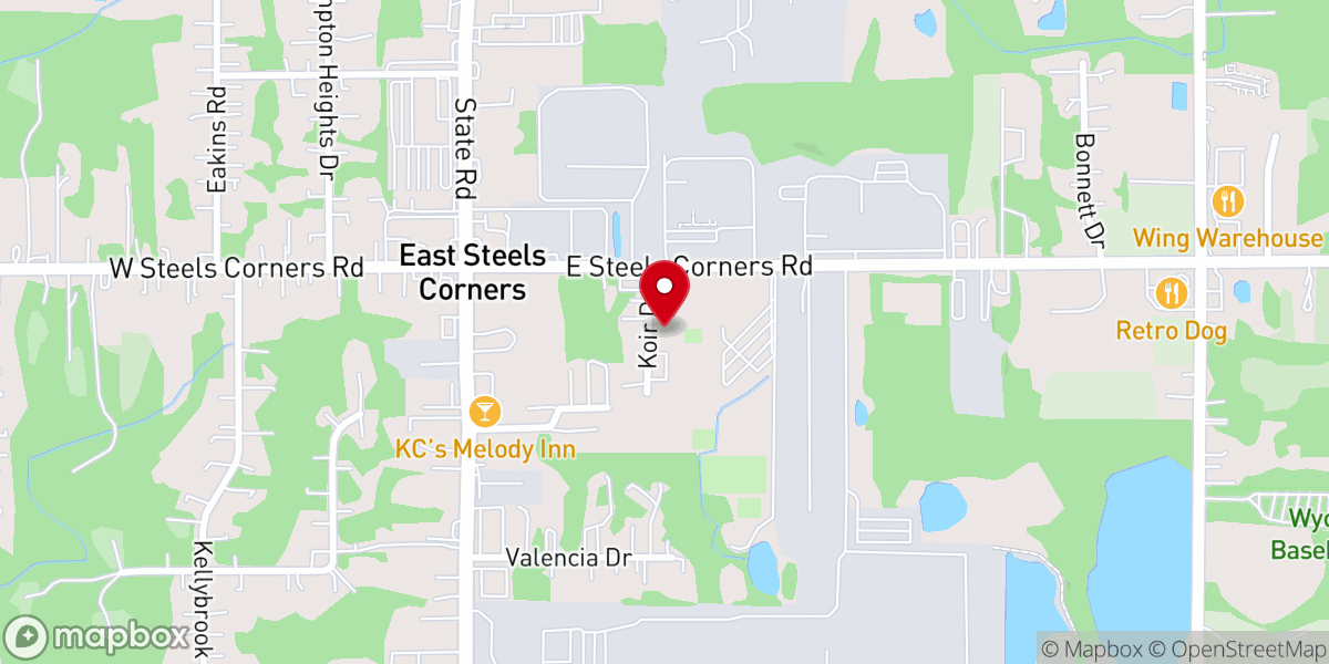 Map showing location of Word of His Grace Church