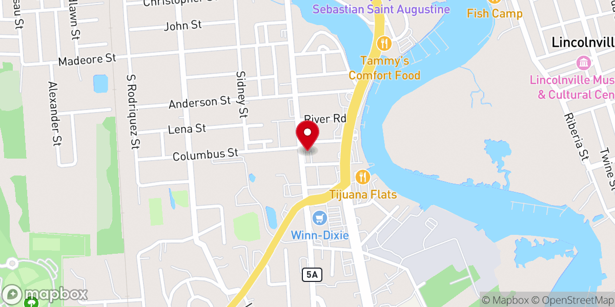 Map showing location of Center For Positive Living Church