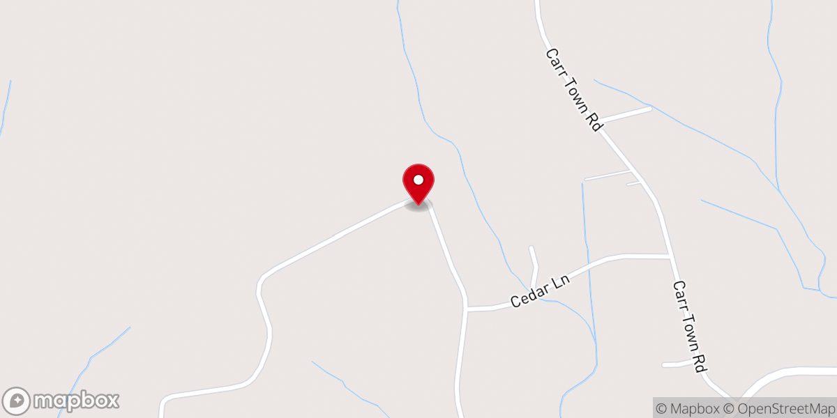 Map showing location of Guiding Star Holiness Church