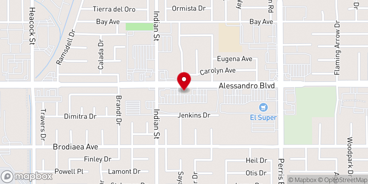 Map showing location of Centro De Avivamiento