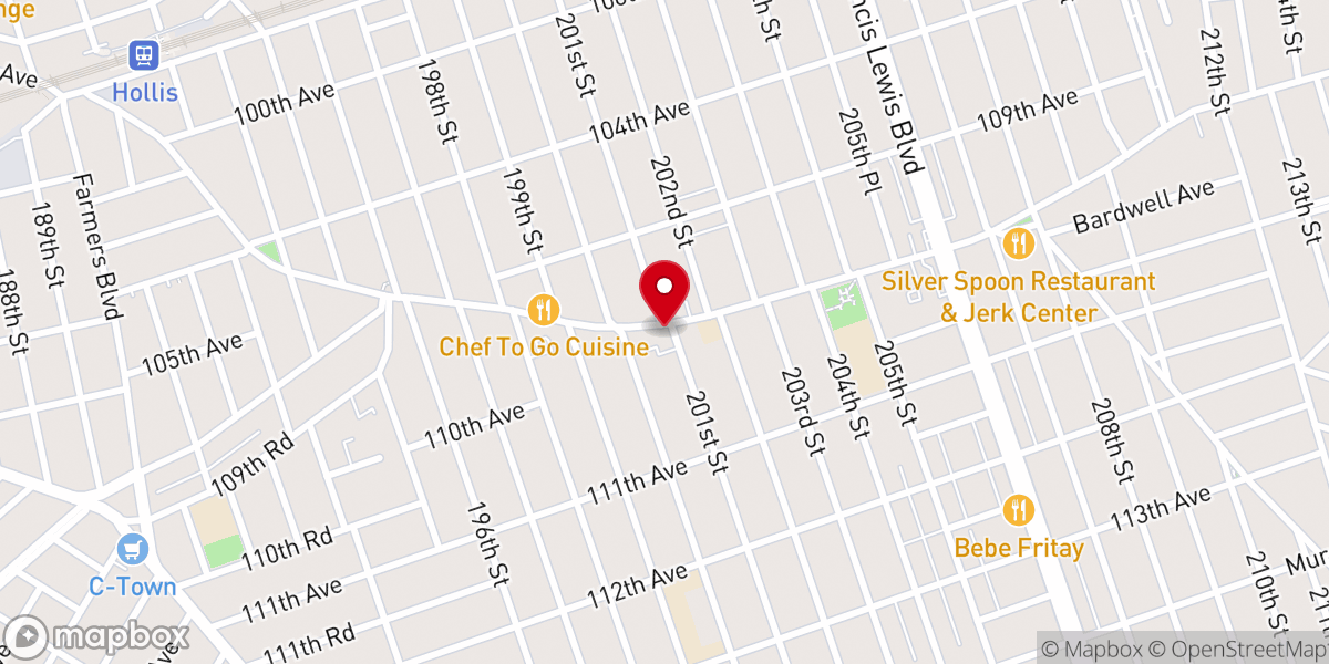 Map showing location of Showers Of Blessing Church Of God Inc.