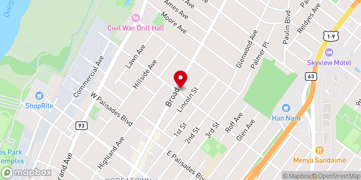 Map showing location of Chunkwang Presbyterian Church Inc