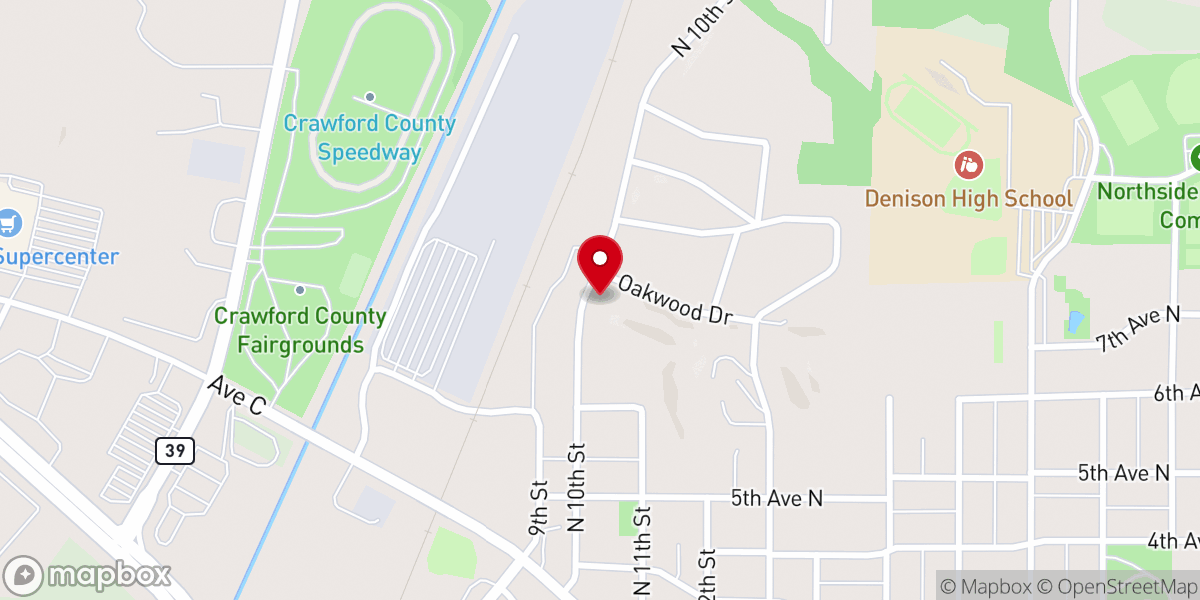 Map showing location of Oconnor Hall Trust