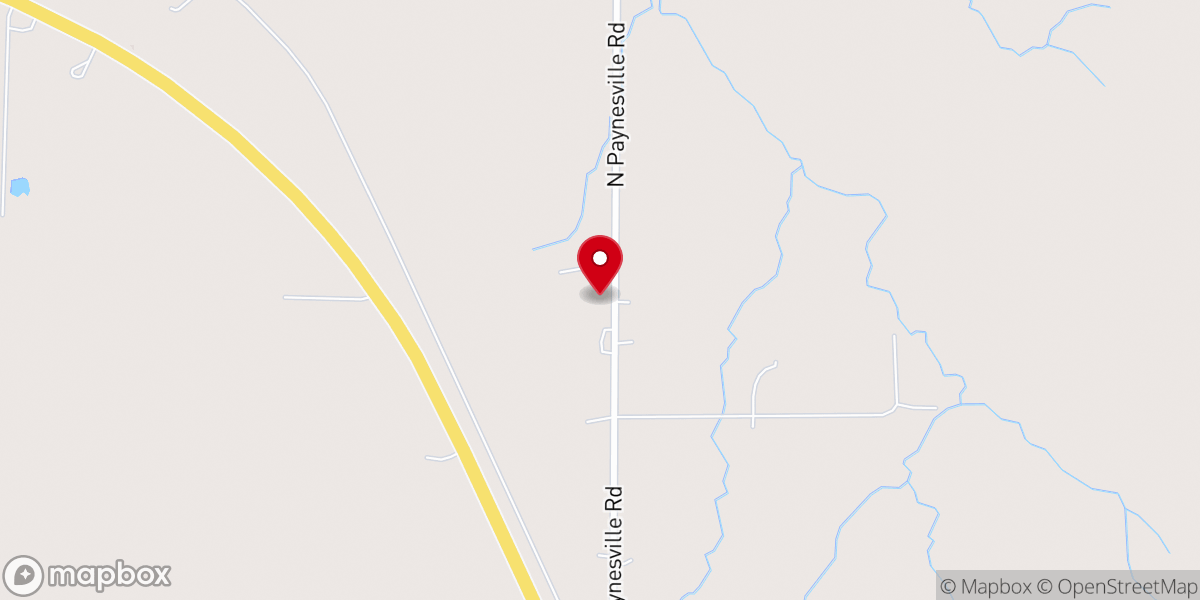 Map showing location of First Apostolic Lutheran Church