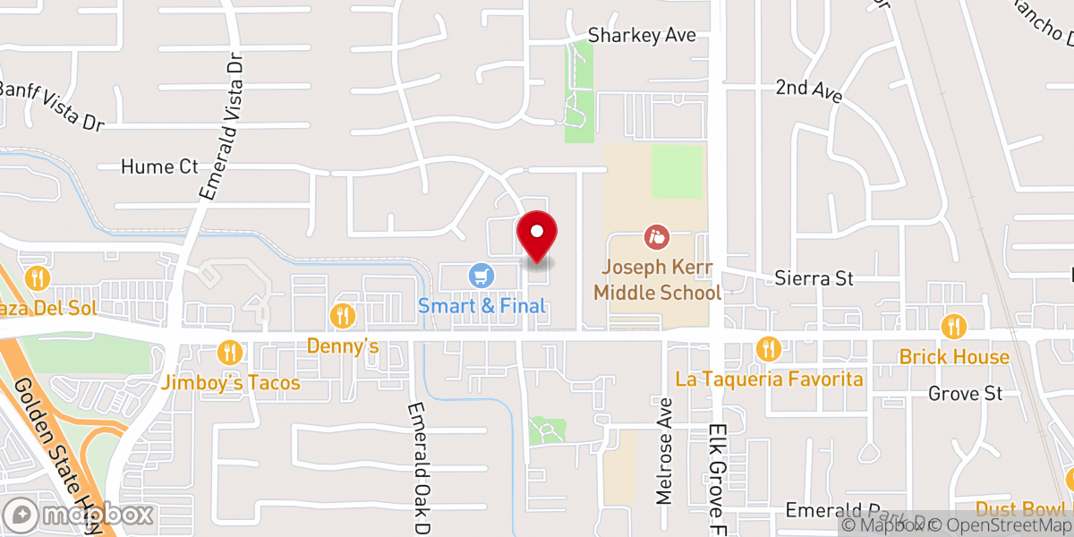Map showing location of Epicenter Fellowship