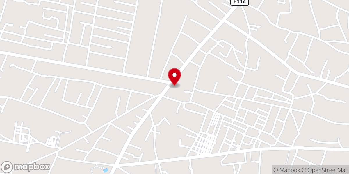 Map showing location of St Peter's Parish Odoru