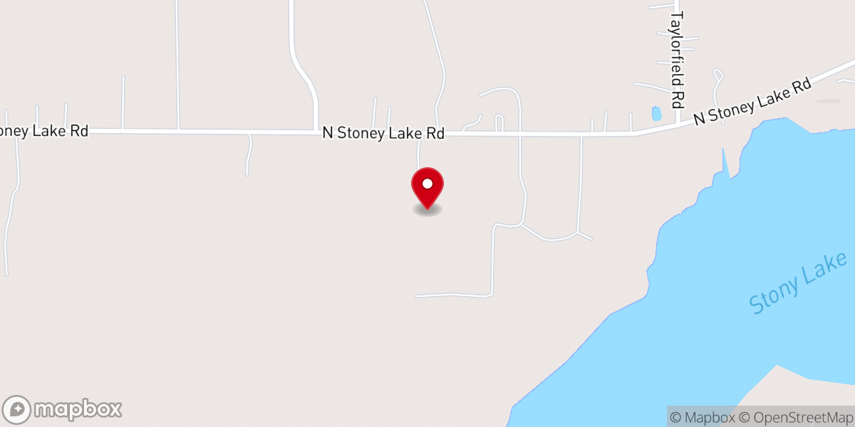 Map showing location of Pine Hills Girls Camp