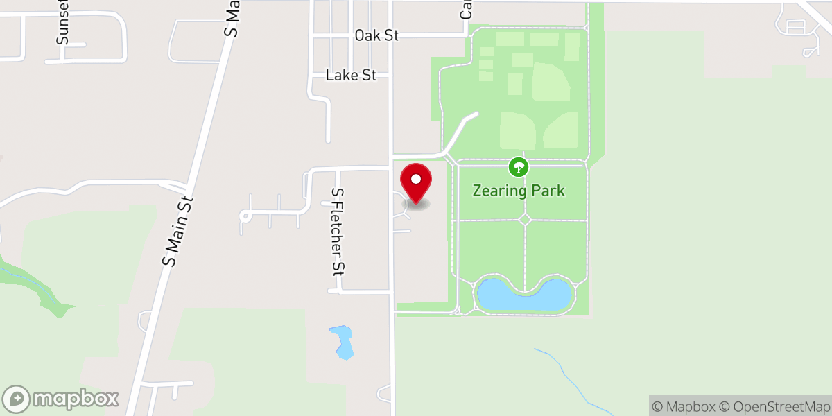 Map showing location of Christ Community Church of Princeton IL | Sunday Worship at 10AM