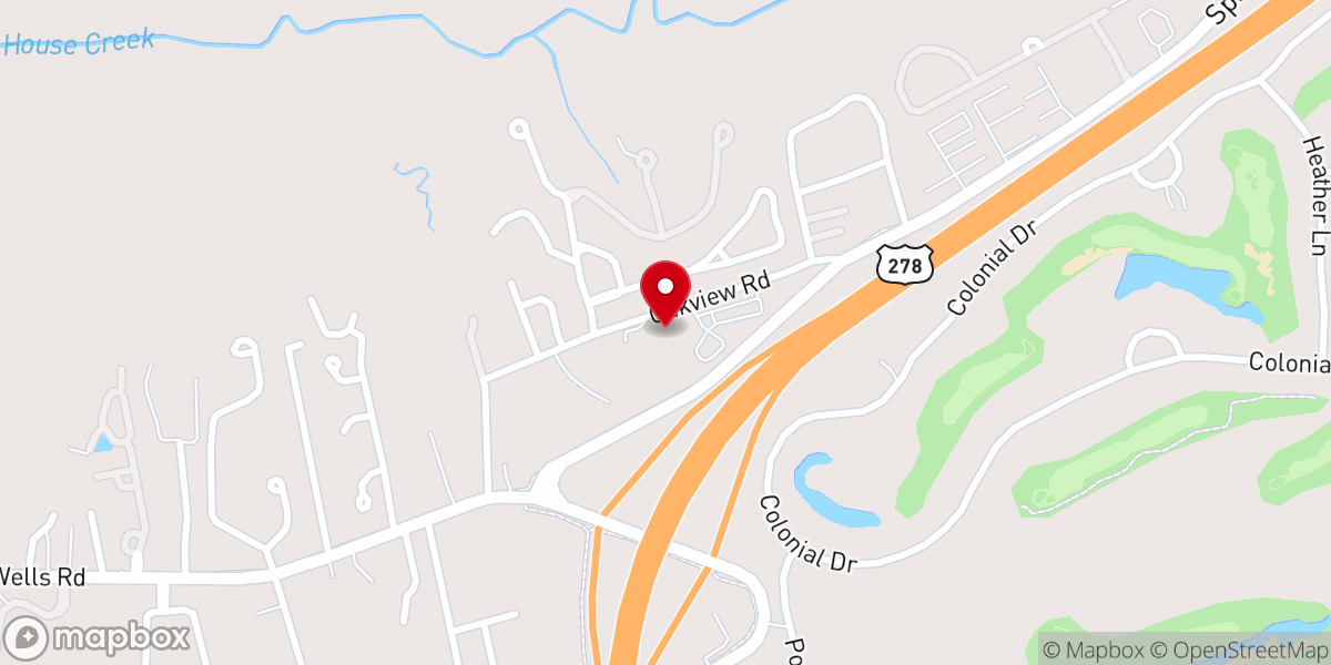 Map showing location of Grace Community Church