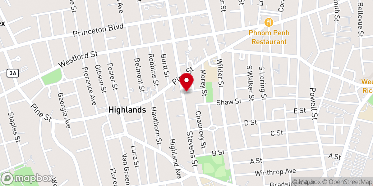 Map showing location of Jesus Miracle Center Inc