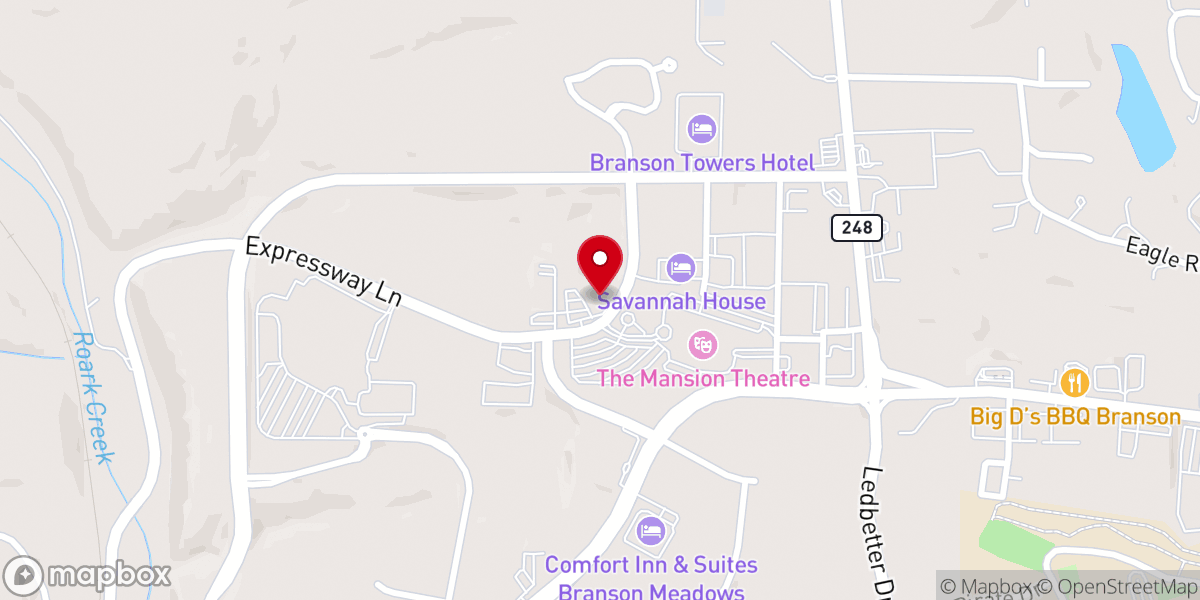 Map showing location of Tony Melendez Ministries Inc