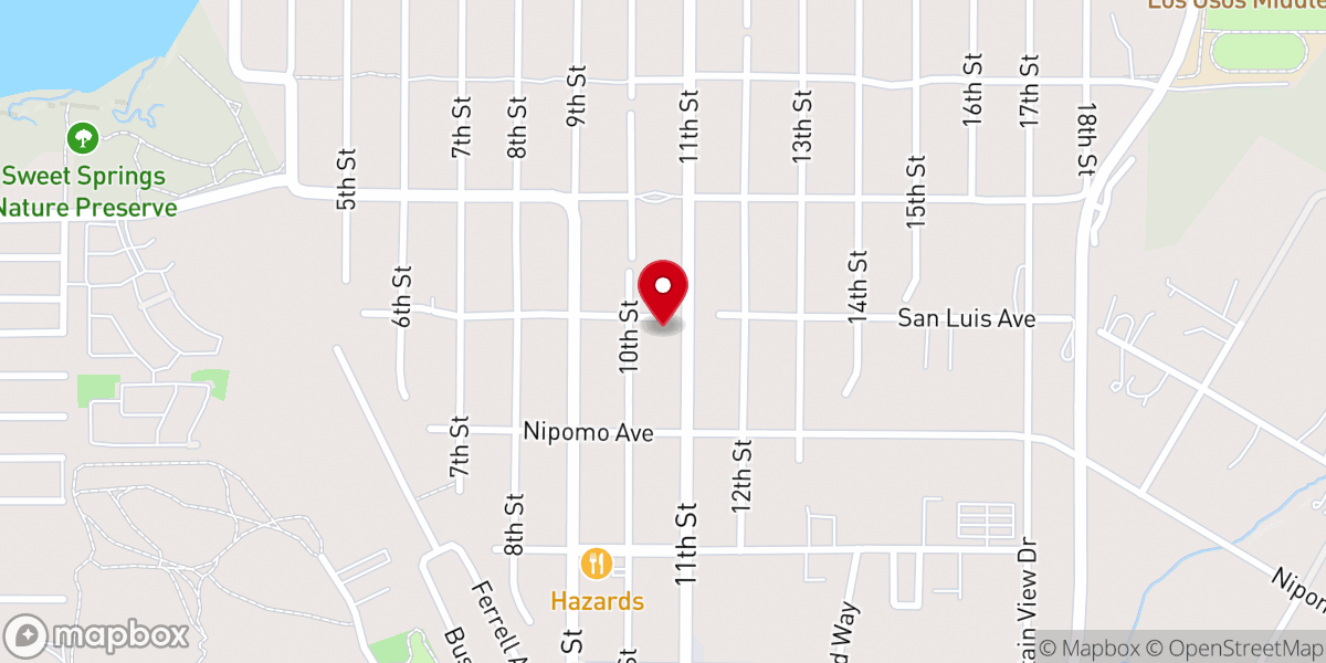 Map showing location of Ocean Pacific Church