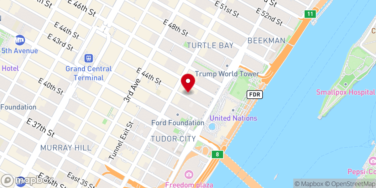 Map showing location of CM Abraham Ministries Inc