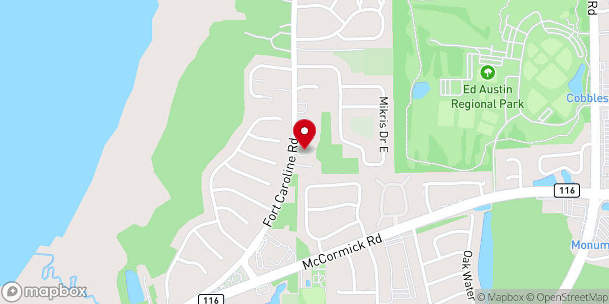 Map showing location of Alexander Memorial United Methodist Church