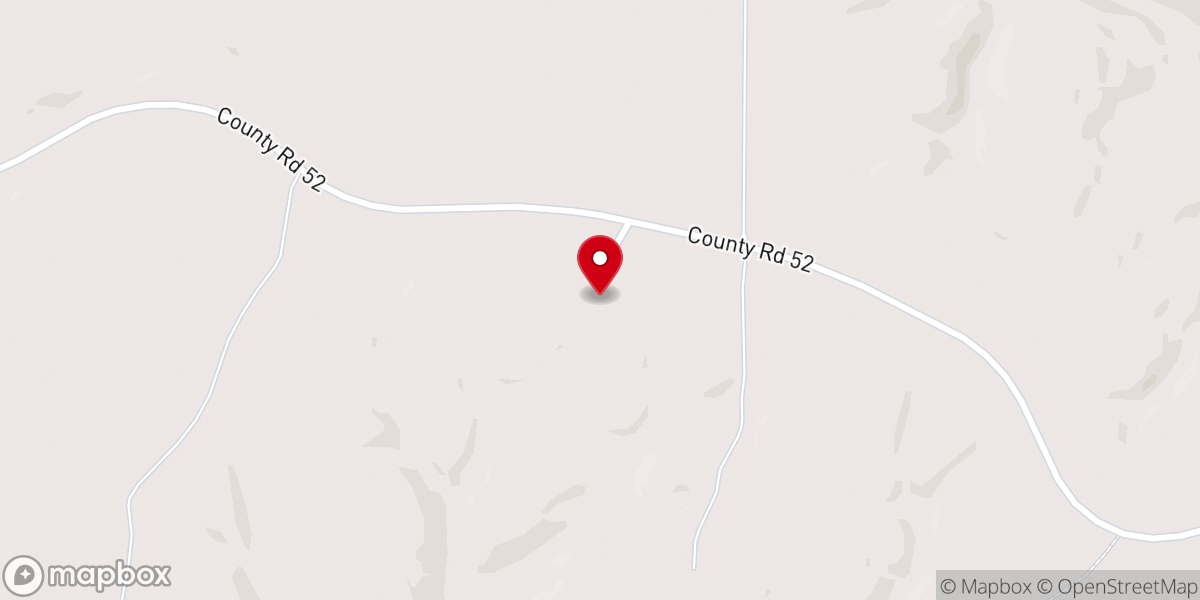 Map showing location of New Pleasant Church