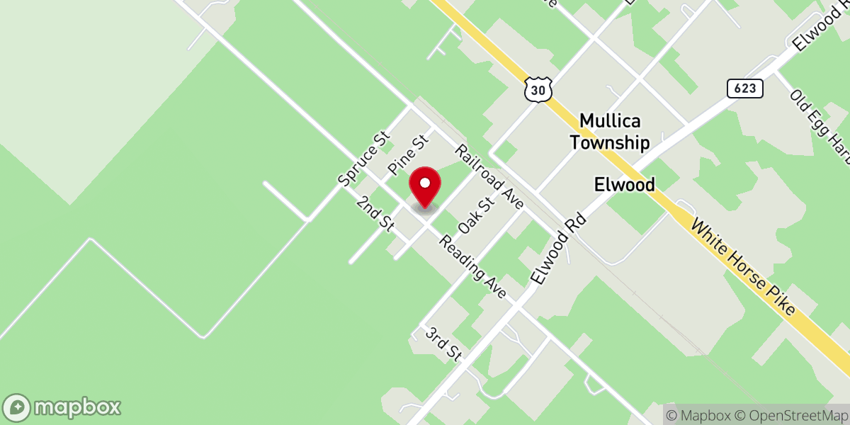 Map showing location of First Holiness Church of God in Christ