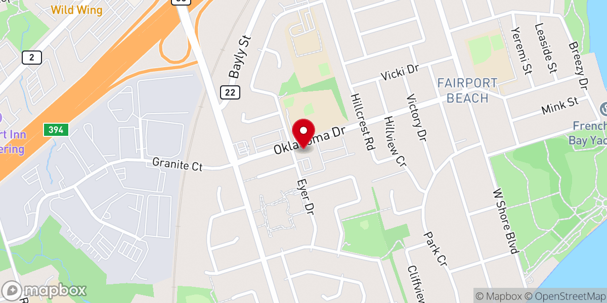 Map showing location of ServeCity Church