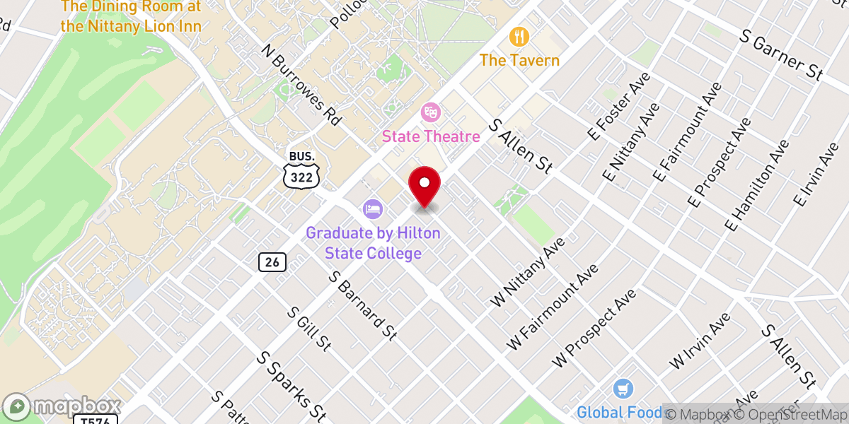 Map showing location of Emmanuel Church