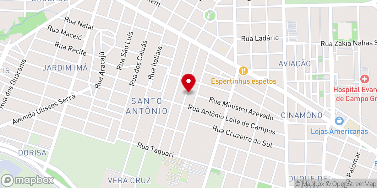 Map showing location of Igreja Evangélica Pentecostal de Jesus Cristo Fogo Santo