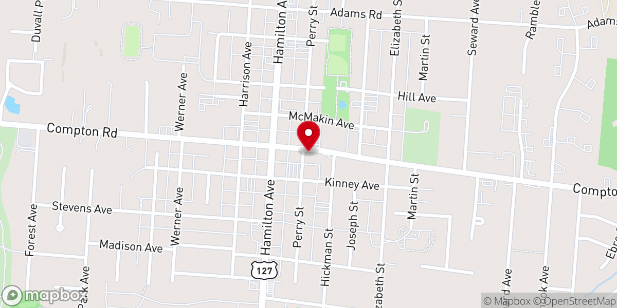 Map showing location of Grace Through Faith Community Church