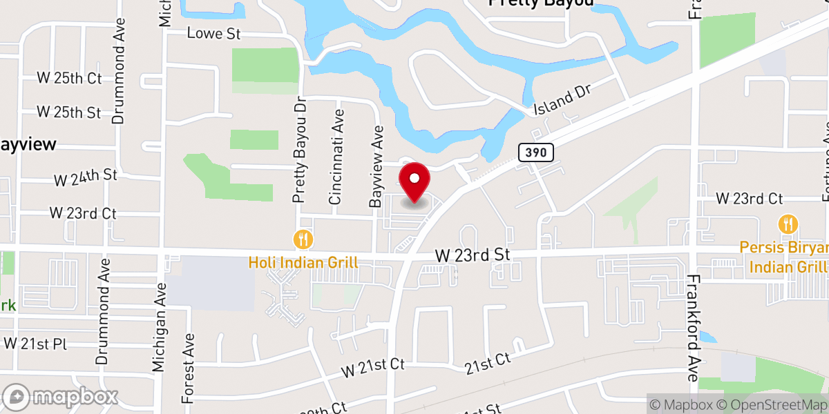 Map showing location of Northstar Church