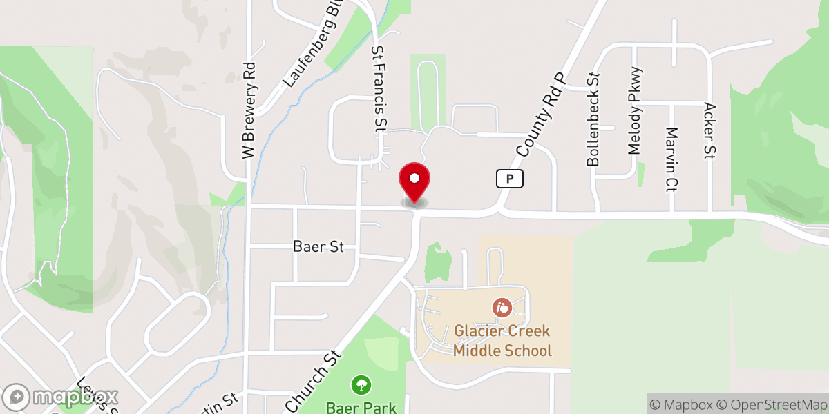 Map showing location of St Francis Xavier Catholic Church