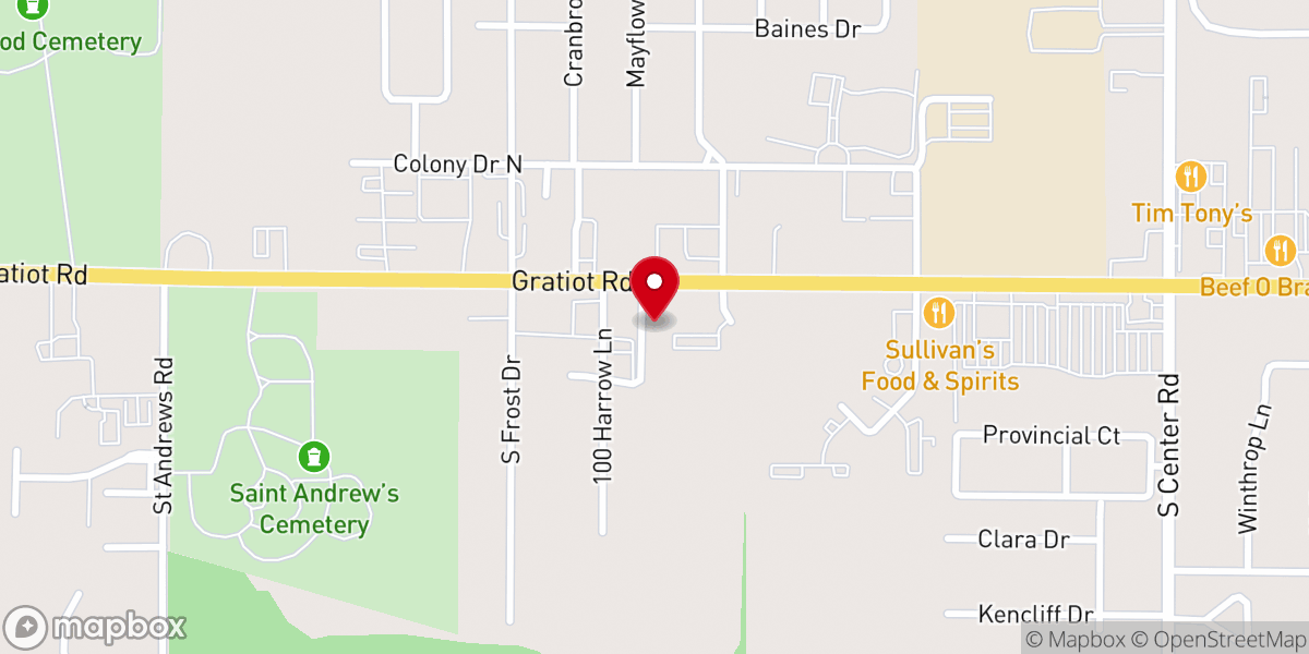 Map showing location of Christ Image Community Church