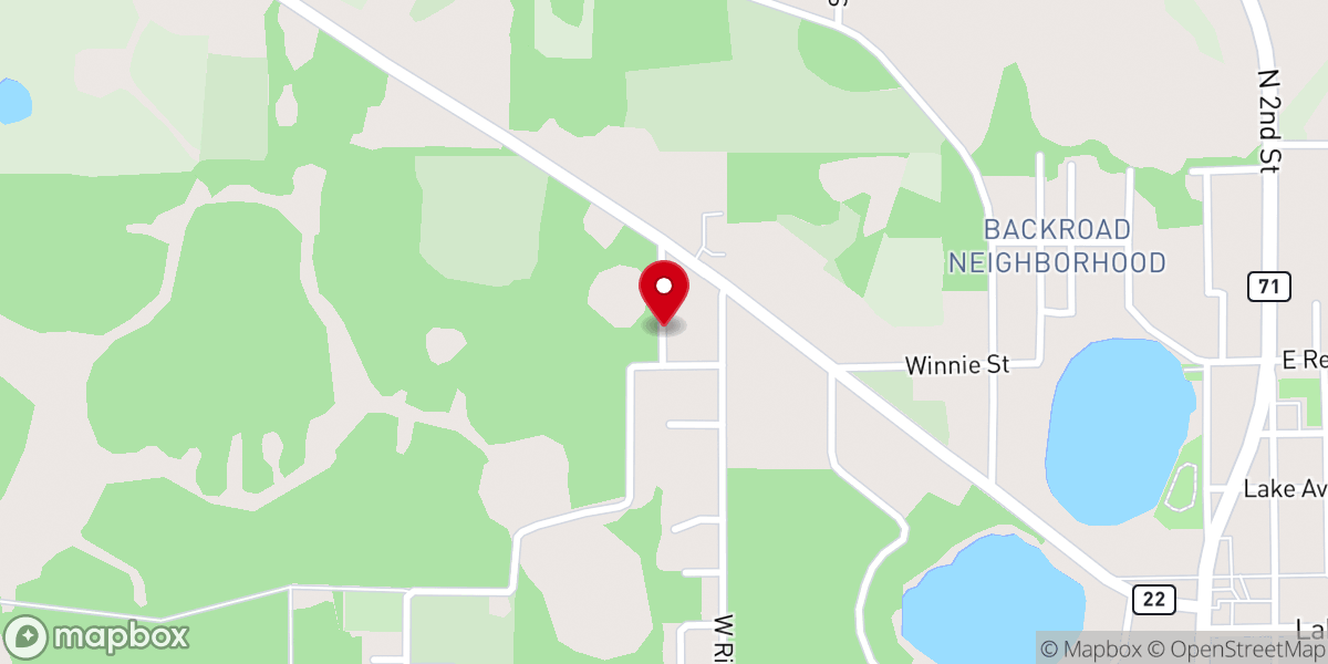 Map showing location of Carter's Temple First Born Church